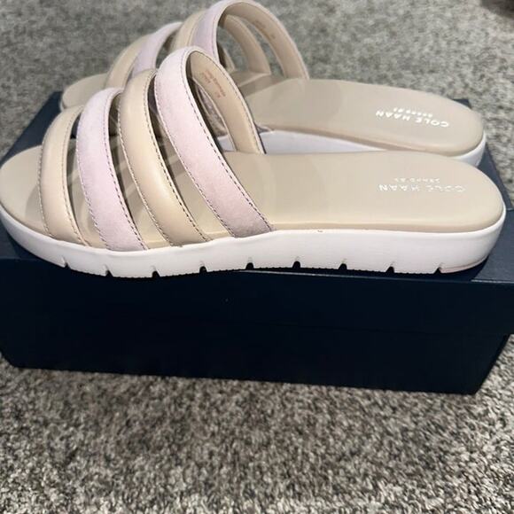 NEW IN BOX! Cole Haan ZeroGrand Strap Sandals Violet Rose Size 10 - Picture 1 of 7